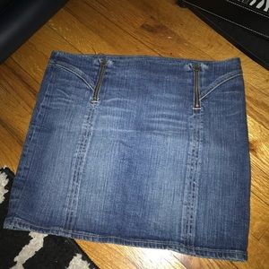 VINTAGE Versace denim mini skirt
